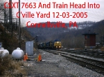CSXT 7663   12-03-2005
